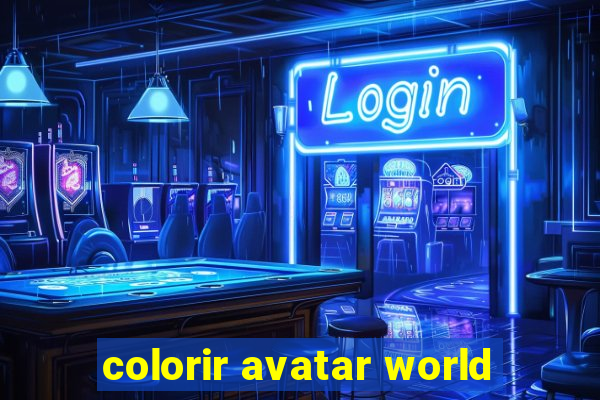 colorir avatar world